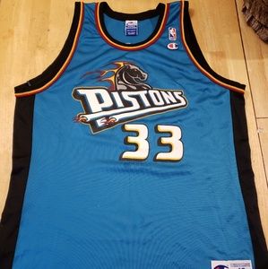Vintage Champion Grant Hill Pistons Jersey 48